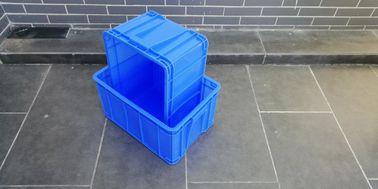 वर्जिन प्लास्टिक स्टैकिंग बॉक्स ढक्कन विकल्प परिवहन भंडारण रंग अनुकूलन